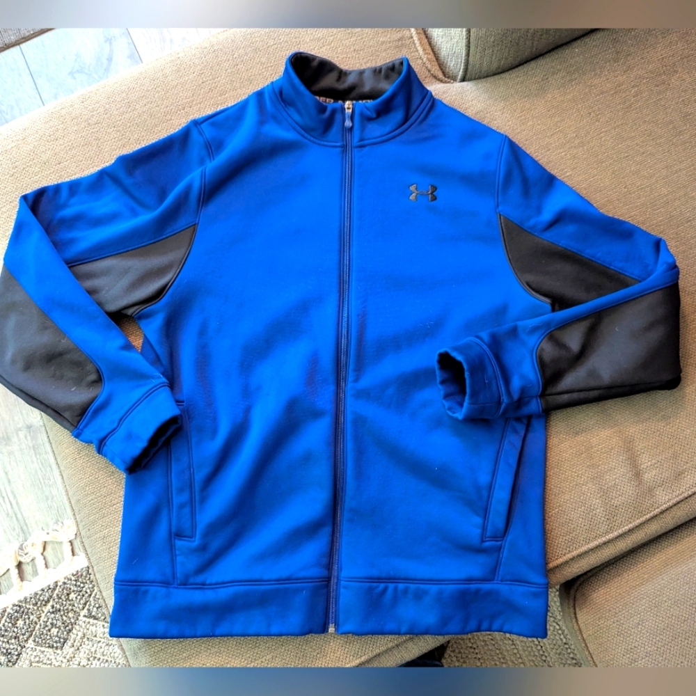 Under Armour Zip Up Warm Up Jacket Mens Large